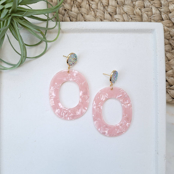 Sloan Earrings - Blush