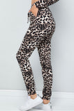 Brown Whitney Leopard Joggers