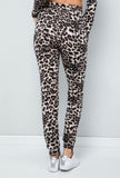 Brown Whitney Leopard Joggers